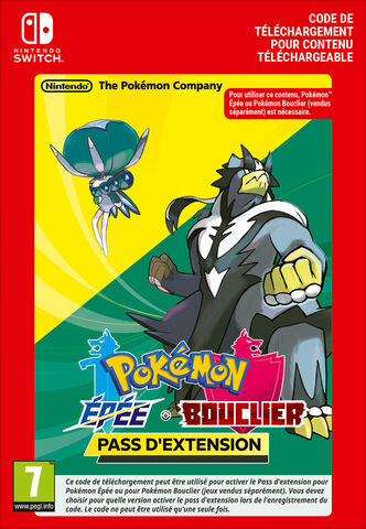Pokemon Edition Epée Ou Edition Bouclier - Dlc - Pass D'extension